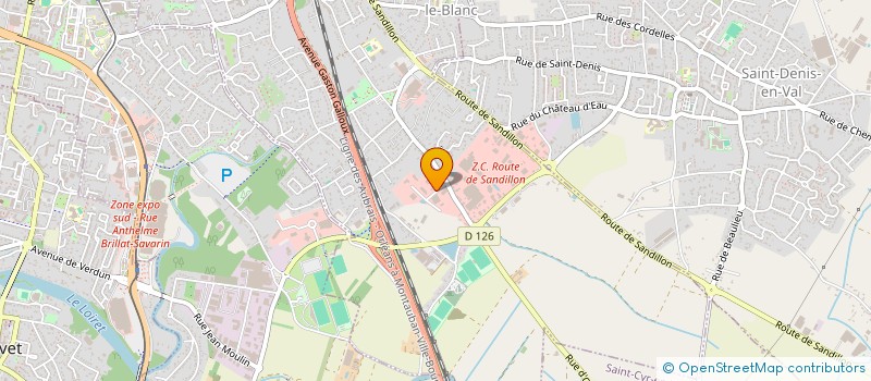 localisation de l'entreprise ORLING à SAINT-JEAN-LE-BLANC