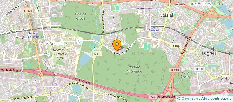 localisation de l'entreprise ORLISHAL TRANSPORT ET LOGISTIQUE à CHAMPS-SUR-MARNE