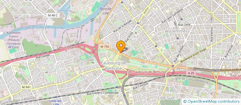 localisation de l'entreprise ORLOFF  LILLE