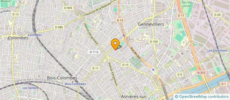 localisation de l'entreprise ORLOWSKA CONCEPT  ASNIERES-SUR-SEINE