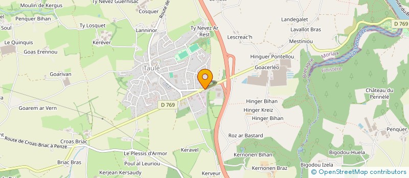 localisation de l'entreprise ORLUPEEL  TAULE