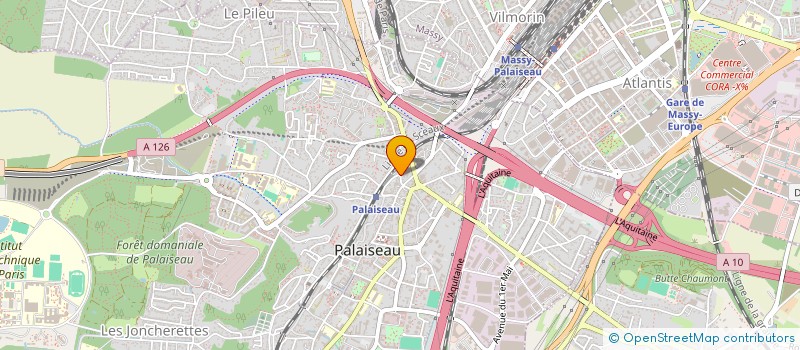 localisation de l'entreprise ORLUX à PALAISEAU