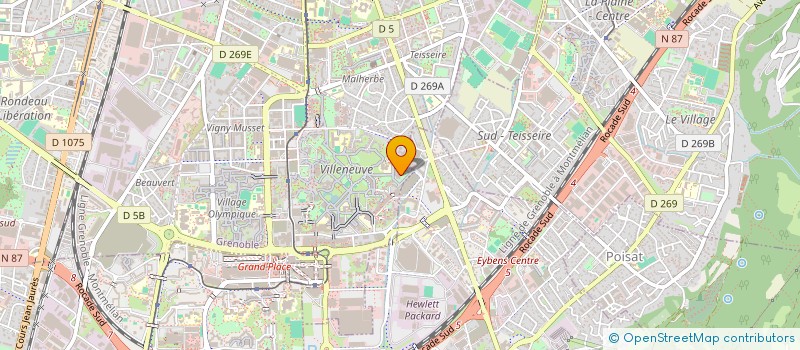 localisation de l'entreprise ORLUX à GRENOBLE