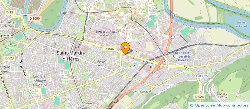 localisation de l'entreprise ORLY  SAINT-MARTIN-D'HERES