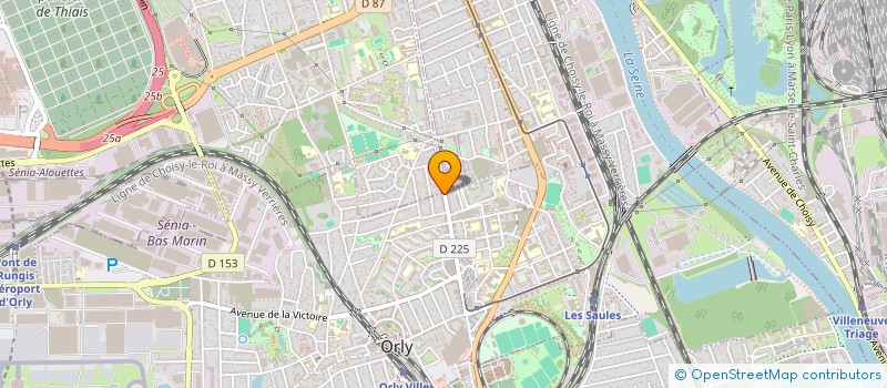 localisation de l'entreprise ORLY COIFFURE  ORLY