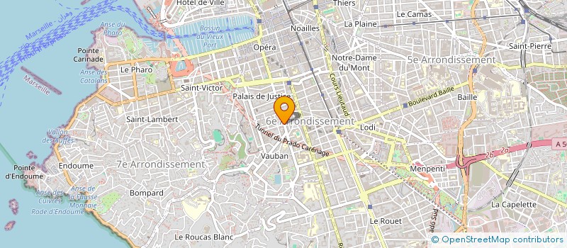 localisation de l'entreprise ORLY DISTRIBUTION à MARSEILLE