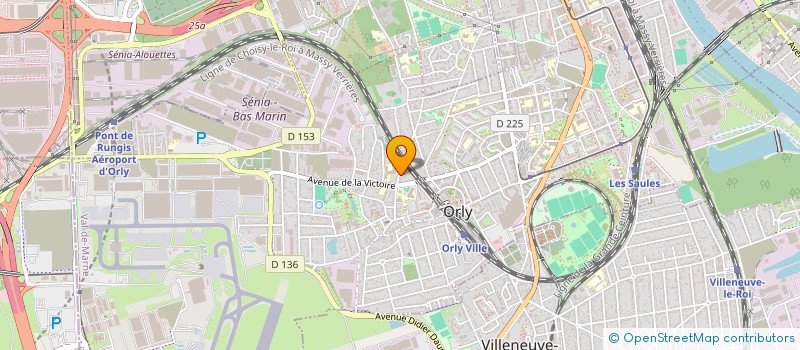 localisation de l'entreprise ORLY FOCH  ORLY