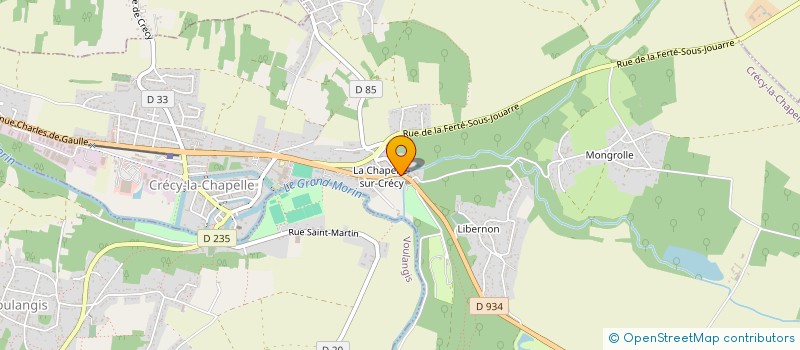 localisation de l'entreprise ORLY - MARCEL CACHIN  CRECY-LA-CHAPELLE