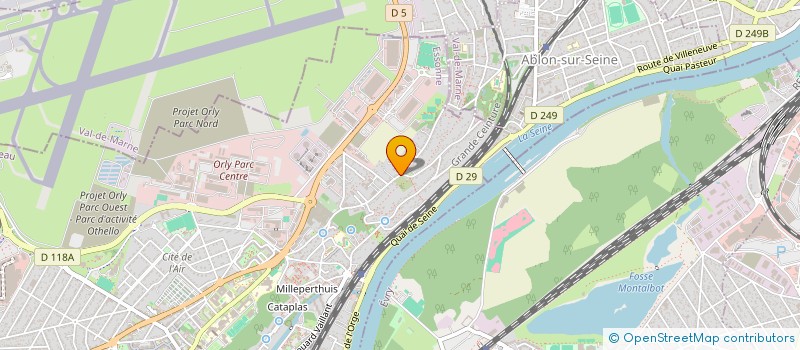 localisation de l'entreprise ORLY PARKS à ATHIS-MONS