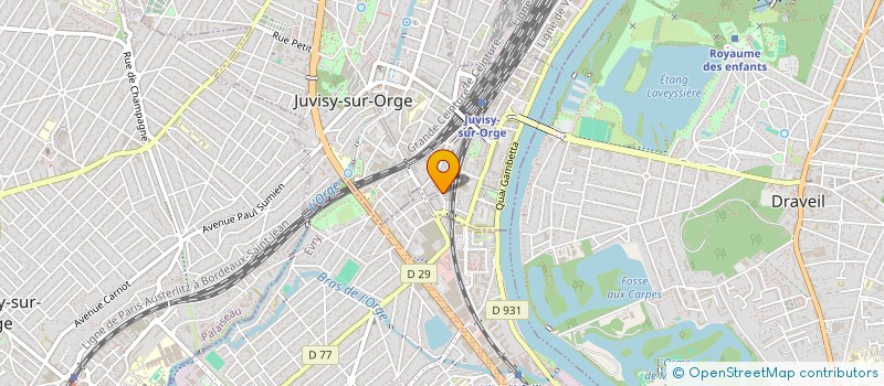 localisation de l'entreprise ORLYJOB à JUVISY-SUR-ORGE