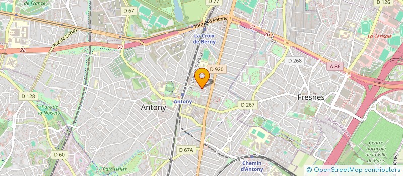 localisation de l'entreprise ORLYVAL POUR TOUS à ANTONY