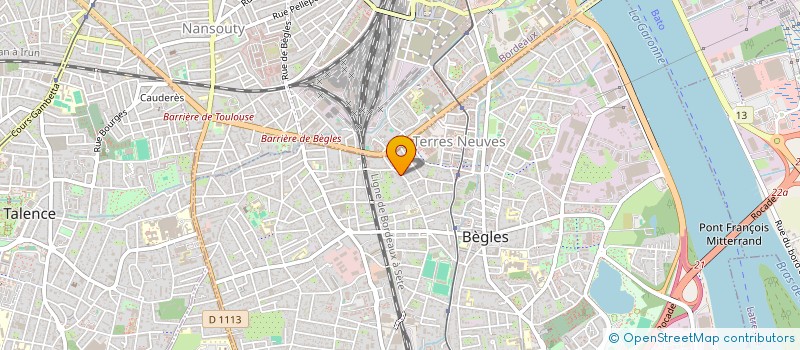 localisation de l'entreprise ORM INVESTISSEMENT à BEGLES