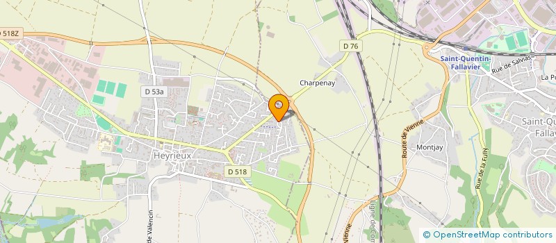 localisation de l'entreprise ORMA ET FILS  HEYRIEUX