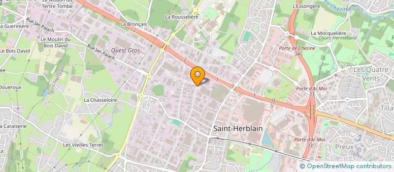 localisation de l'entreprise ORMA RETAIL à SAINT-HERBLAIN