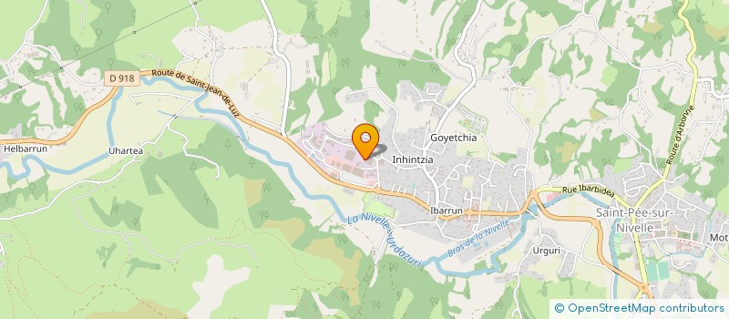 localisation de l'entreprise ORMA SA à SAINT-PEE-SUR-NIVELLE