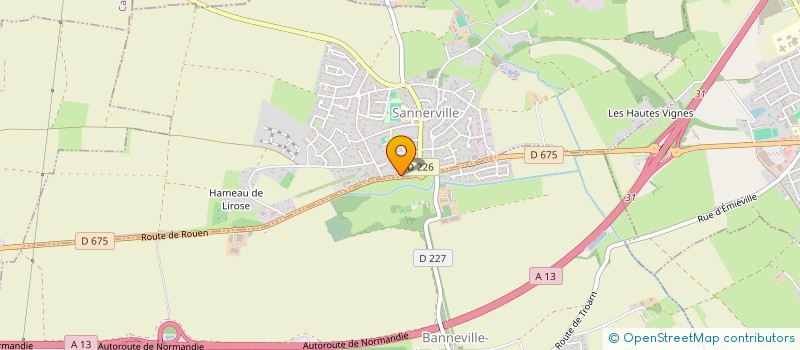 localisation de l'entreprise ORMACA  SANNERVILLE