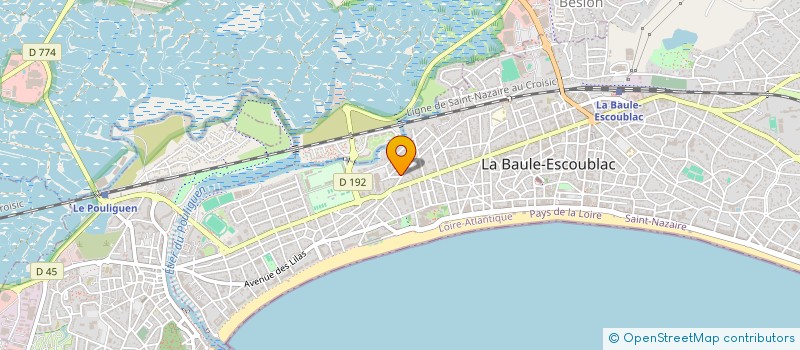 localisation de l'entreprise ORMAFI à LA BAULE-ESCOUBLAC