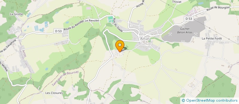 localisation de l'entreprise ORMANA  ARTAS