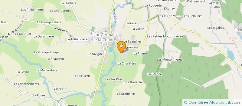 localisation de l'entreprise ORMANAKRIS à SAINT-GERMAIN-DE-LA-COUDRE