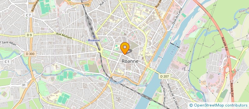 localisation de l'entreprise ORMANCEY ESTHETIQUE à ROANNE