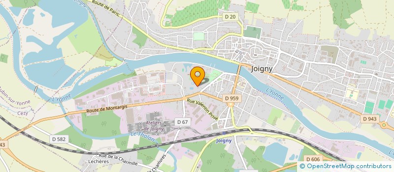 localisation de l'entreprise ORMANSGREE SERVICES à JOIGNY