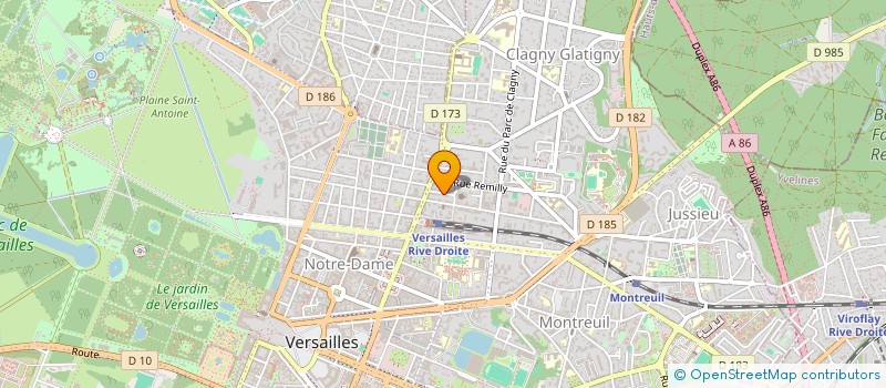 localisation de l'entreprise ORMARA à VERSAILLES