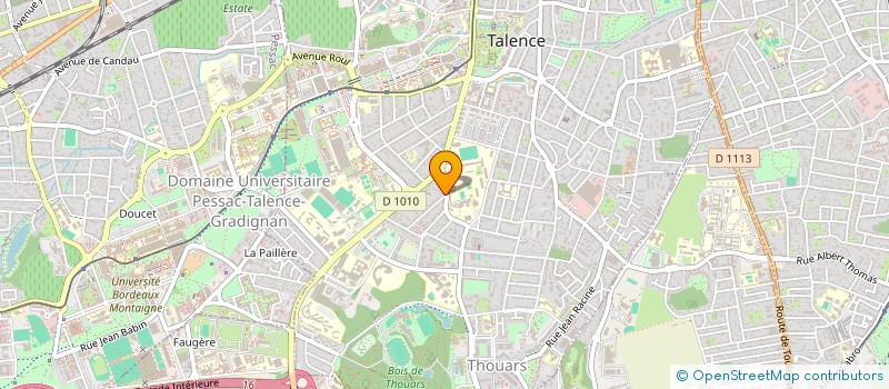 localisation de l'entreprise ORMATHI  TALENCE