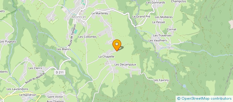 localisation de l'entreprise ORMD  MONTCEL