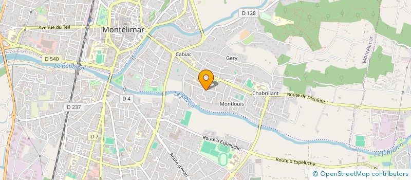 localisation de l'entreprise ORME à MONTELIMAR
