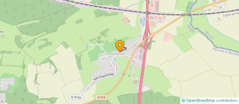 localisation de l'entreprise ORME  LESMENILS