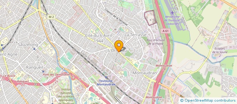 localisation de l'entreprise ORME VOYAGES à TOULOUSE