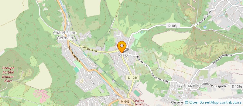 localisation de l'entreprise ORMELUNE CW  LESSY