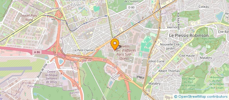 localisation de l'entreprise ORMES  CLAMART