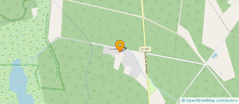 localisation de l'entreprise ORMES LOULEY ASSOCIATION : ORGANISATION, RESSOURCES ET MANAGEMENT ECO-SOLIDAIRES POUR LE TIERS-LIEU PROJET LOULEY  HOURTIN