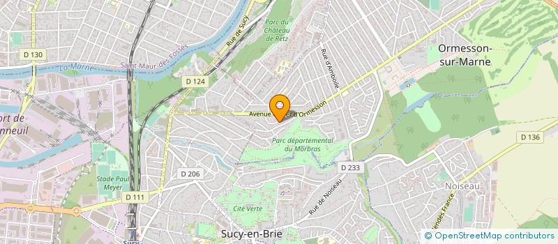localisation de l'entreprise ORMESSON DEPANNAGE GAZ à ORMESSON-SUR-MARNE