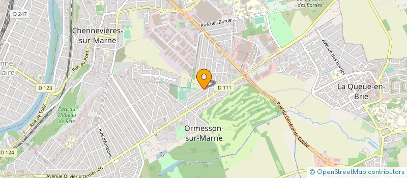 localisation de l'entreprise ORMESSONNAISE DU BATIMENT  ORMESSON-SUR-MARNE