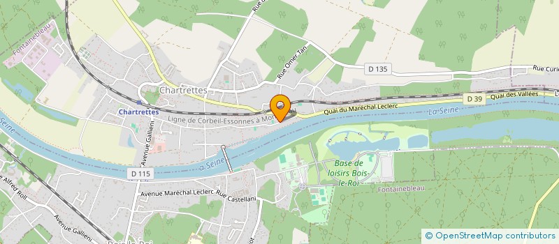 localisation de l'entreprise ORMESSONS 12  CHARTRETTES