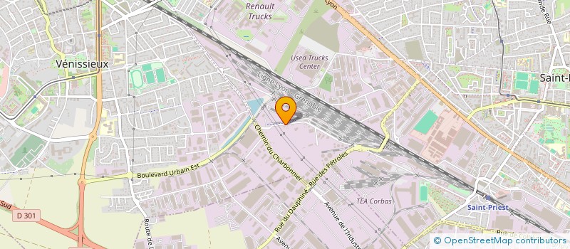 localisation de l'entreprise ORMF  SAINT-PRIEST