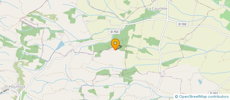 localisation de l'entreprise ORMIERES DAVID  CAILHAVEL