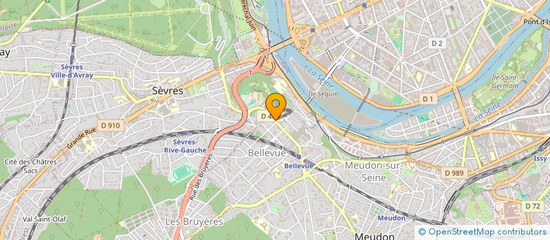 localisation de l'entreprise ORMIO à MEUDON