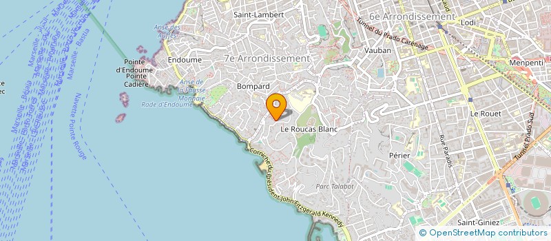 localisation de l'entreprise ORMITAC  MARSEILLE