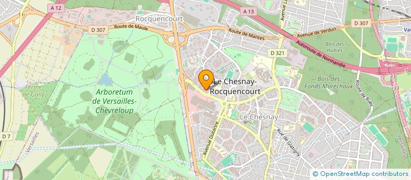 localisation de l'entreprise ORMONDE  LE CHESNAY-ROCQUENCOURT