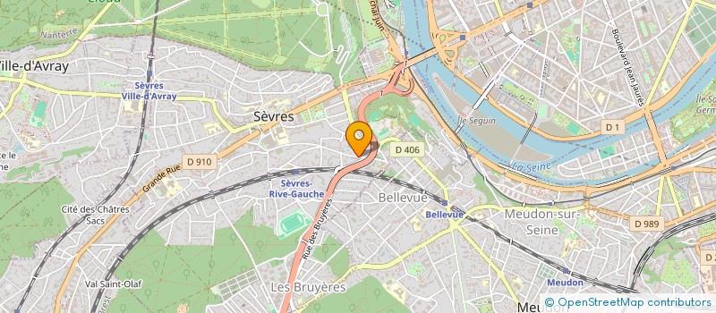 localisation de l'entreprise ORMOS FRANCE à SEVRES