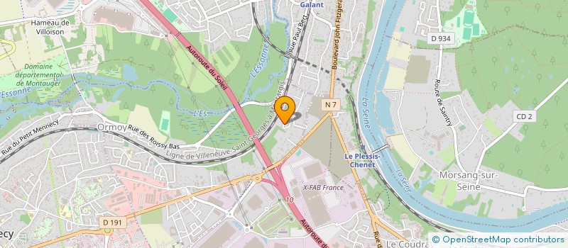 localisation de l'entreprise ORMOY RESPIRE  ORMOY