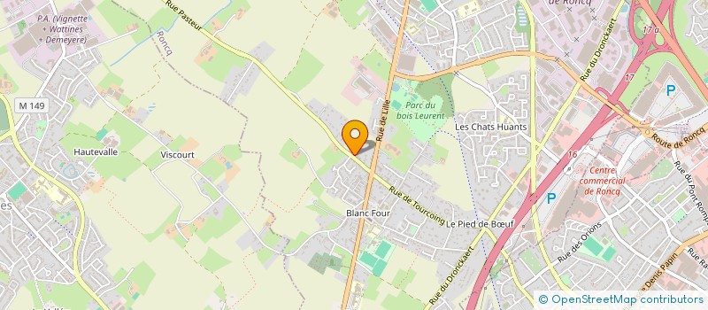 localisation de l'entreprise ORMY à RONCQ