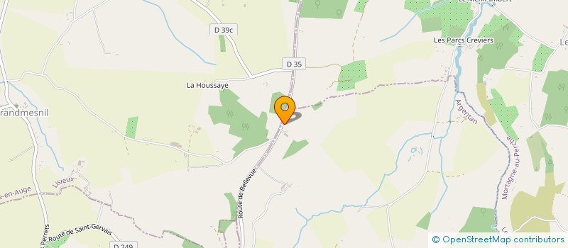 localisation de l'entreprise ORN'ECURIE à VILLEDIEU-LES-BAILLEUL