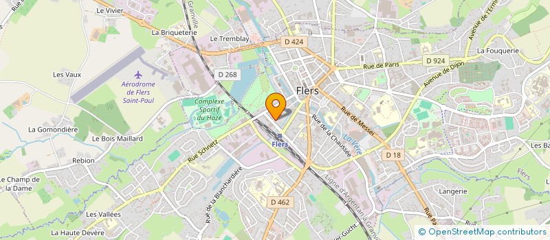 localisation de l'entreprise ORN'ETANCHEITE à FLERS