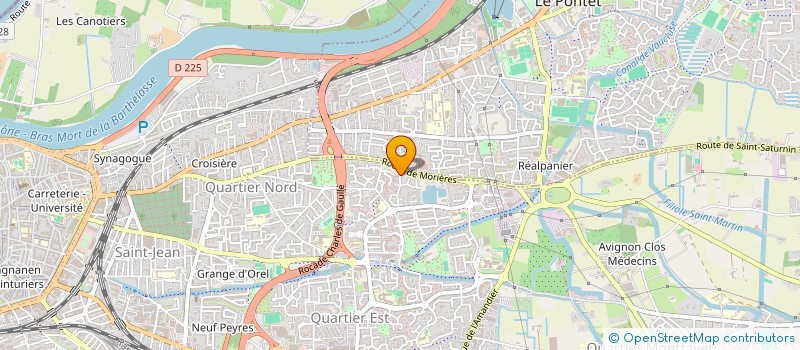 localisation de l'entreprise ORN LOGISTIQUE à AVIGNON