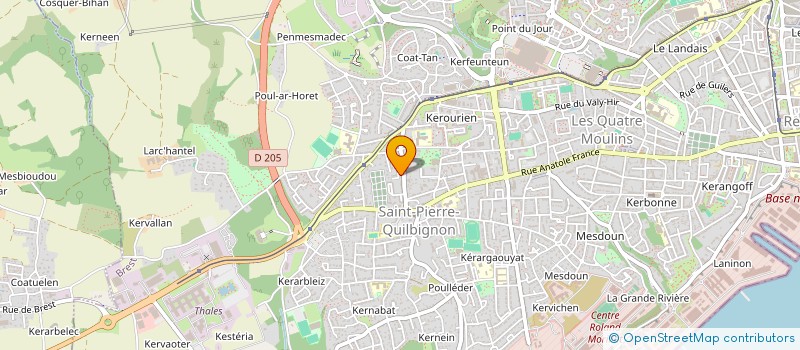localisation de l'entreprise ORNA-ESC à BREST