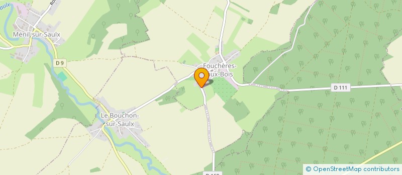 localisation de l'entreprise ORNAIN MOBILIER à FOUCHERES-AUX-BOIS